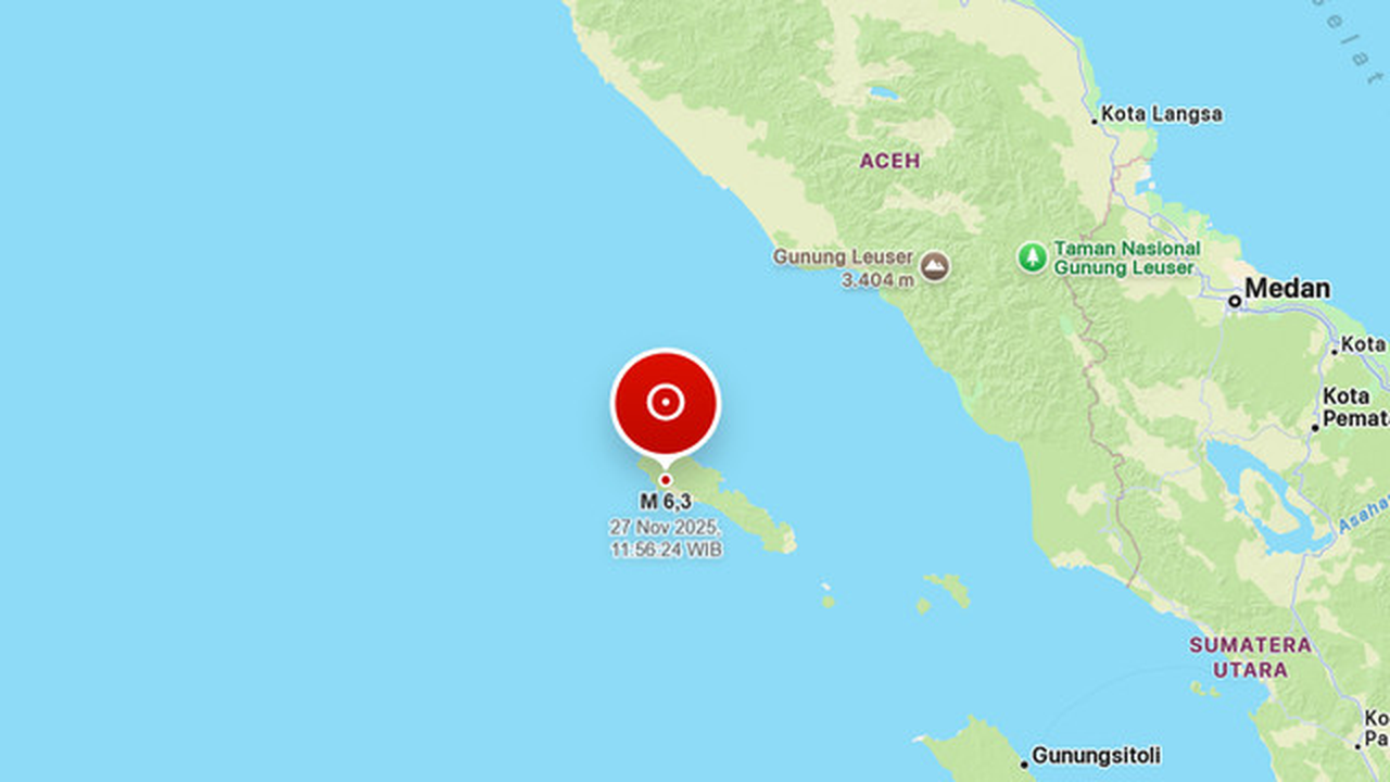 BMKG Jelaskan Pemicu Gempa M6,3 Simeulue Akibat Aktivitas Subduksi Bawah Laut BMKG Jelaskan Pemicu Gempa M6,3 Simeulue Akibat Aktivitas Subduksi Bawah Laut