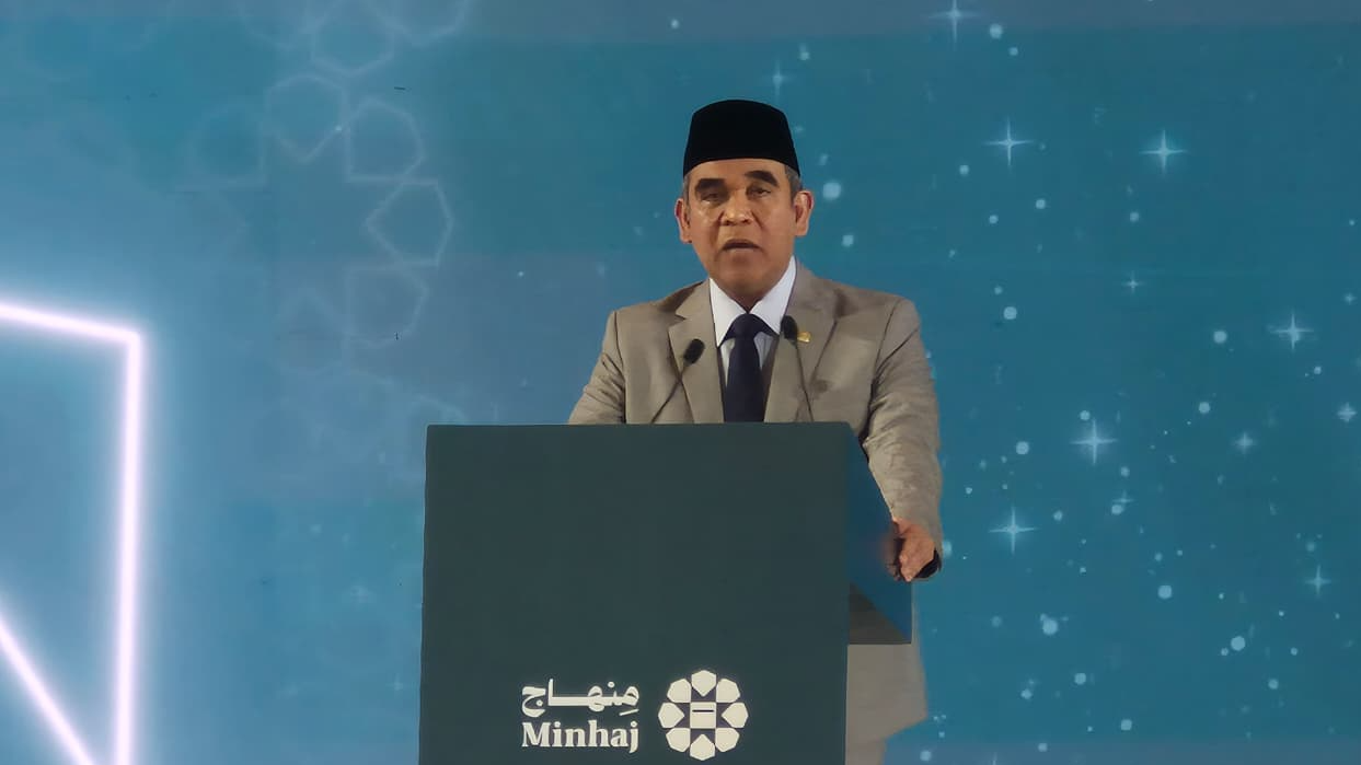 Ketua MPR: Pancasila Akan Bertahan Sampai Kiamat dalam Acara Liga Muslim Dunia Ketua MPR: Pancasila Akan Bertahan Sampai Kiamat dalam Acara Liga Muslim Dunia