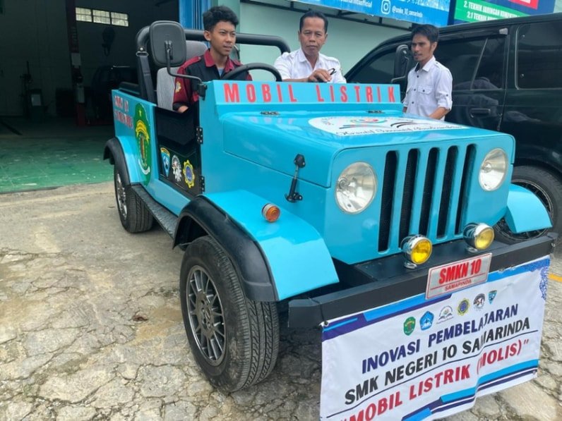 SMKN 10 Samarinda Kembangkan Prototipe Mobil Listrik Mandiri Tanpa Dukungan Eksternal