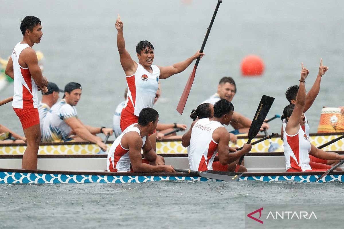 Tim Perahu Naga Indonesia Juara Lagi, Tambah Koleksi Emas Ketiga