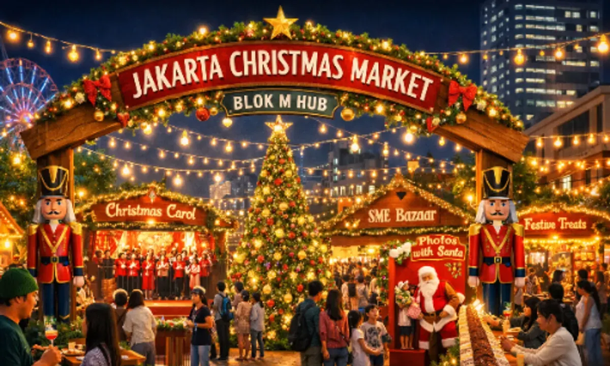 Berburu Kuliner dan Pernak-pernik Unik di Jakarta Christmas Market 2025 Blok M