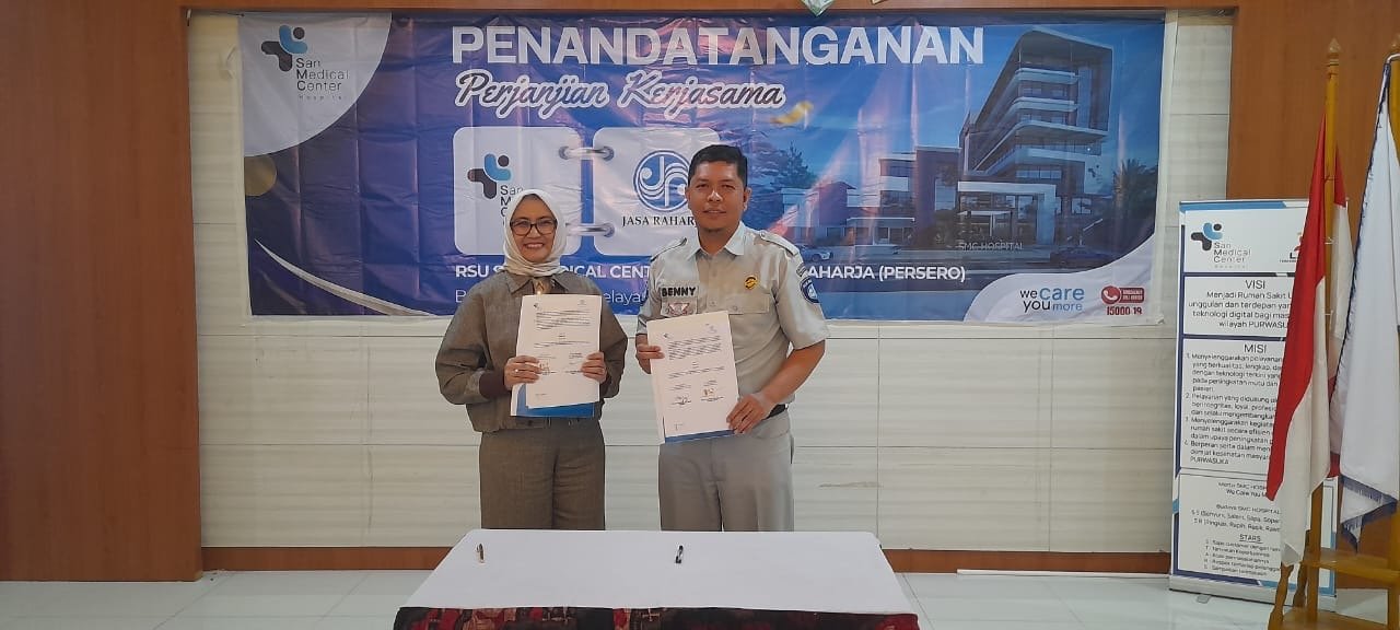 Jasa Raharja Karawang Bersama RS San Medical Center Lakukan Kerjasama, Perluas Jaringan Penanganan Korban Kecelakaan Lalu Lintas