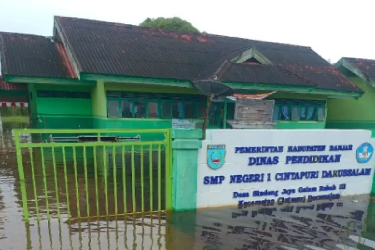 Darurat Banjir Kabupaten Banjar, Dinas Pendidikan Berlakukan Belajar dari Rumah