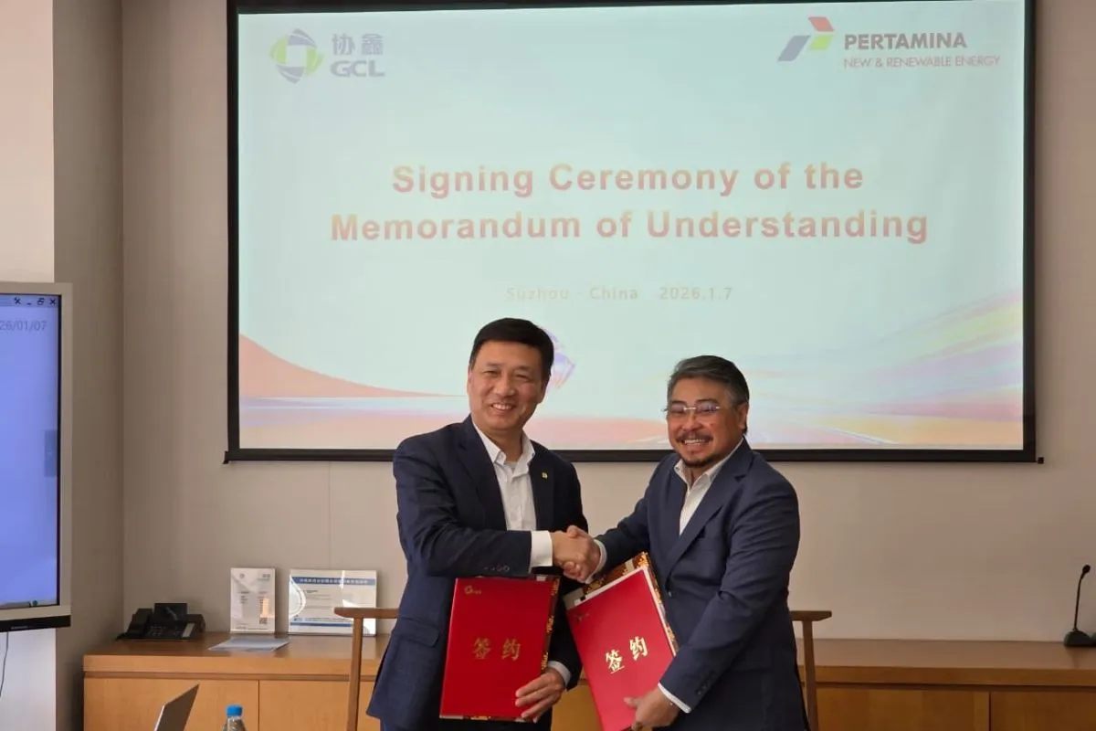 Percepat Transisi Energi, Pertamina NRE Jalin Kerja Sama Strategis dengan Perusahaan China