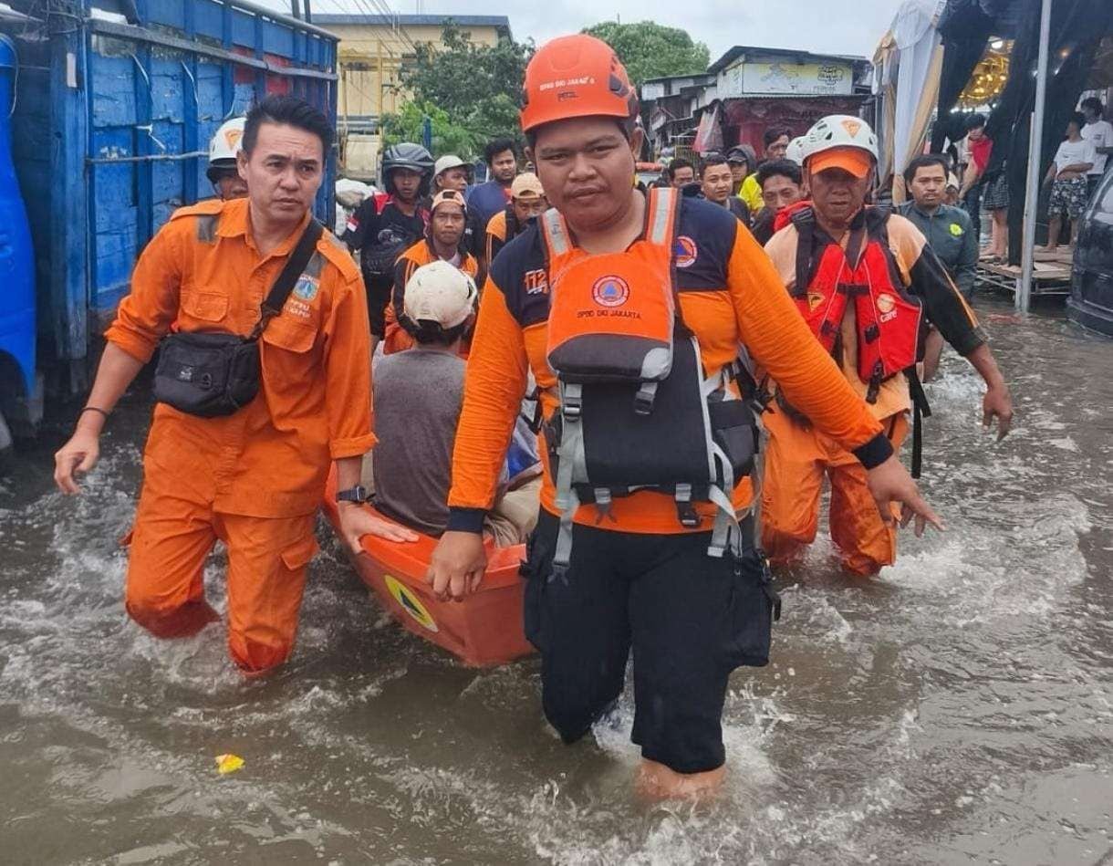 Data BPBD: 29 RT di Jakarta Masih Tergenang Banjir Akibat Curah Hujan Tinggi