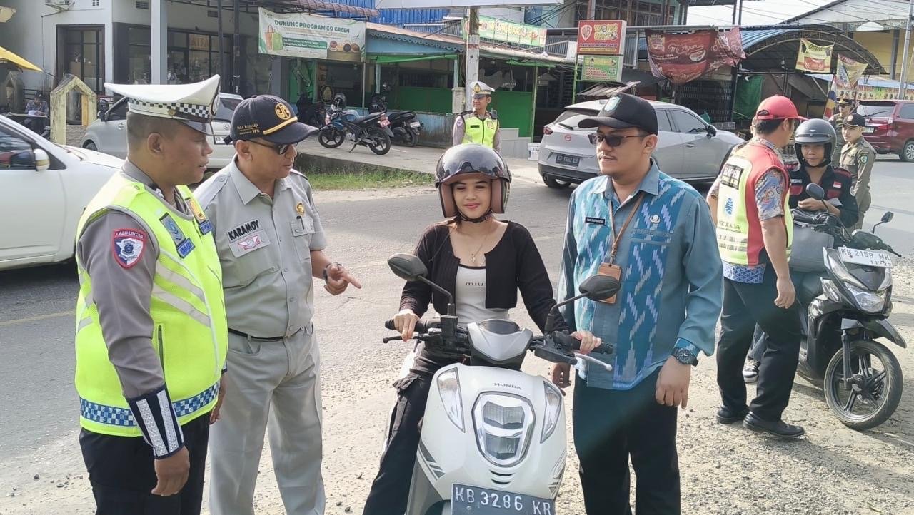 Tingkatkan Kepatuhan di Wilayah Bengkayang, Jasa Raharja Bersama Stakeholder Gelar Operasi Gabungan
