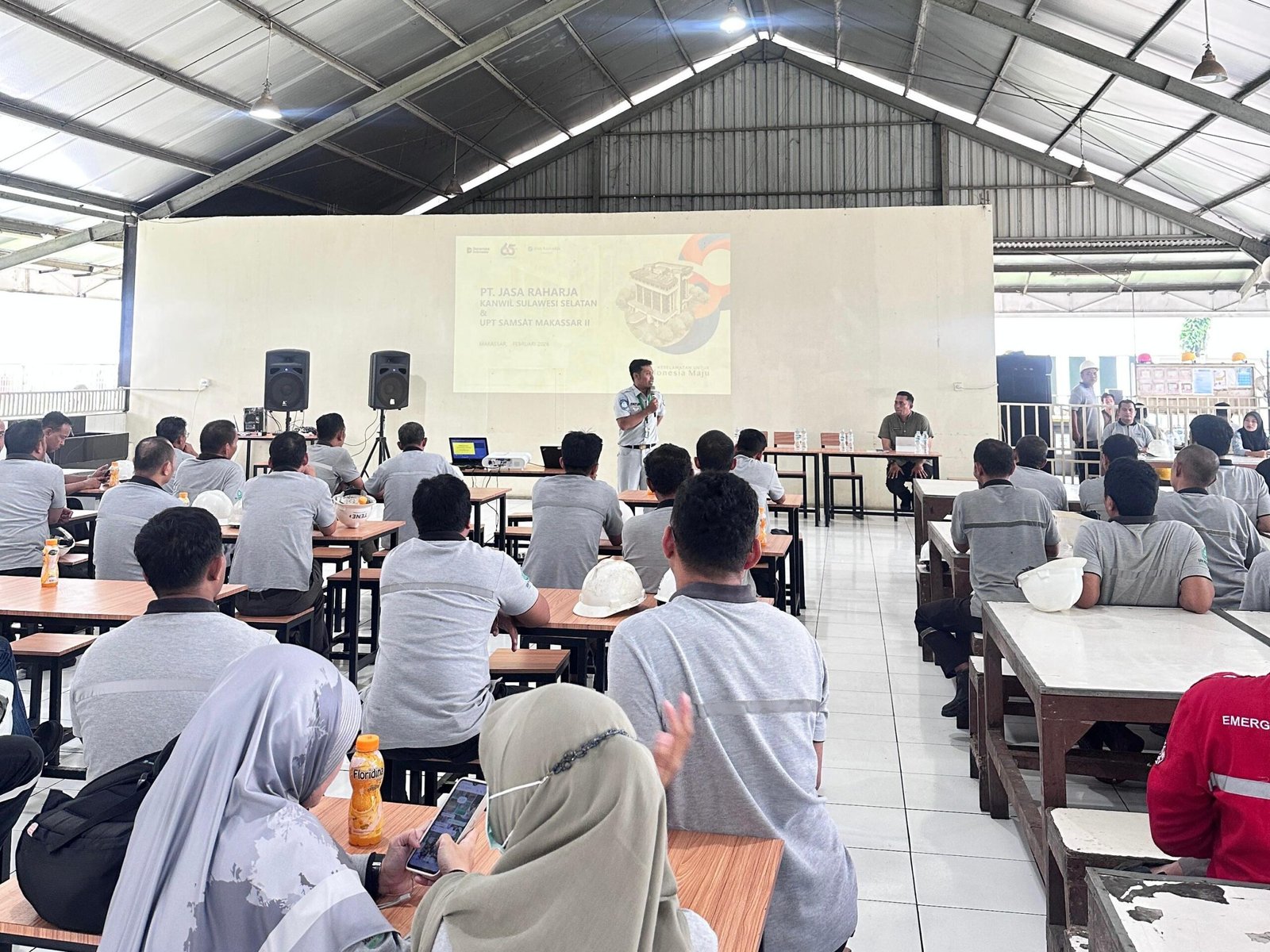 Sinergi Strategis, Jasa Raharja dan Samsat Makassar II Hadirkan Kemudahan Layanan di PT Makassar Tene