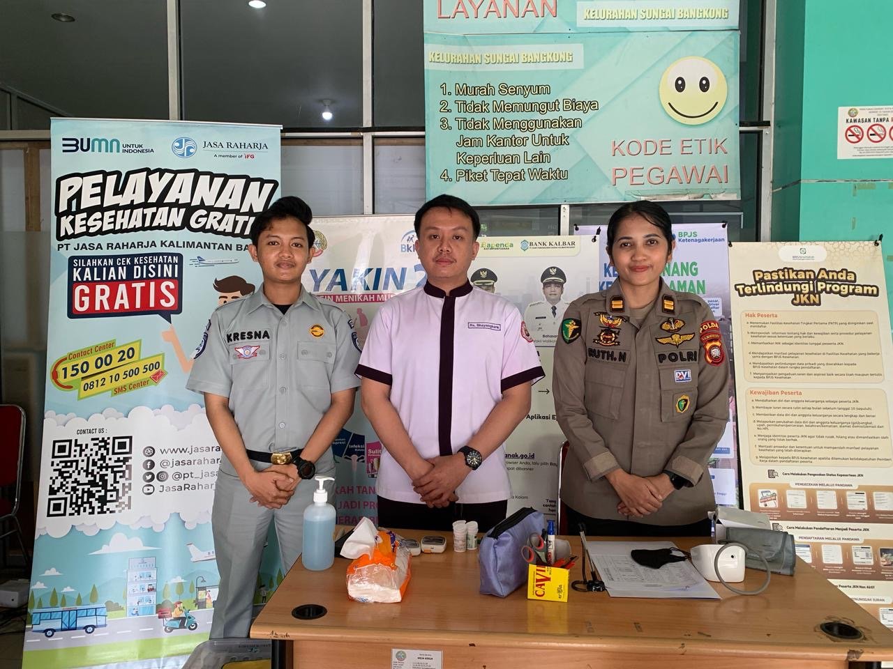 Jasa Raharja Kalbar Hadirkan Pelayanan Kesehatan Gratis Melalui MUKL di Pontianak Kota