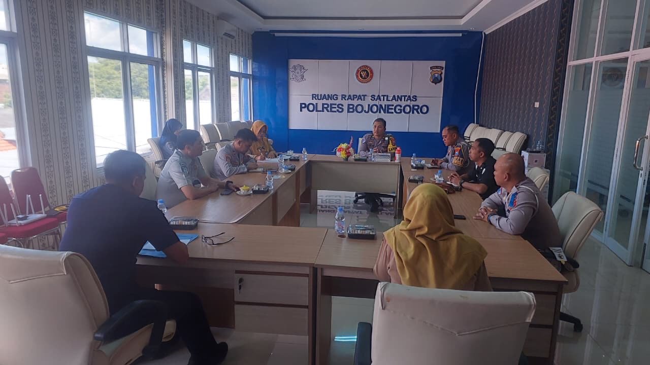 Jasa Raharja Bojonegoro Hadiri Forum Komunikasi Keselamatan Lalu Lintas (FKLL) Dalam Rangka Operasi Keselamatan