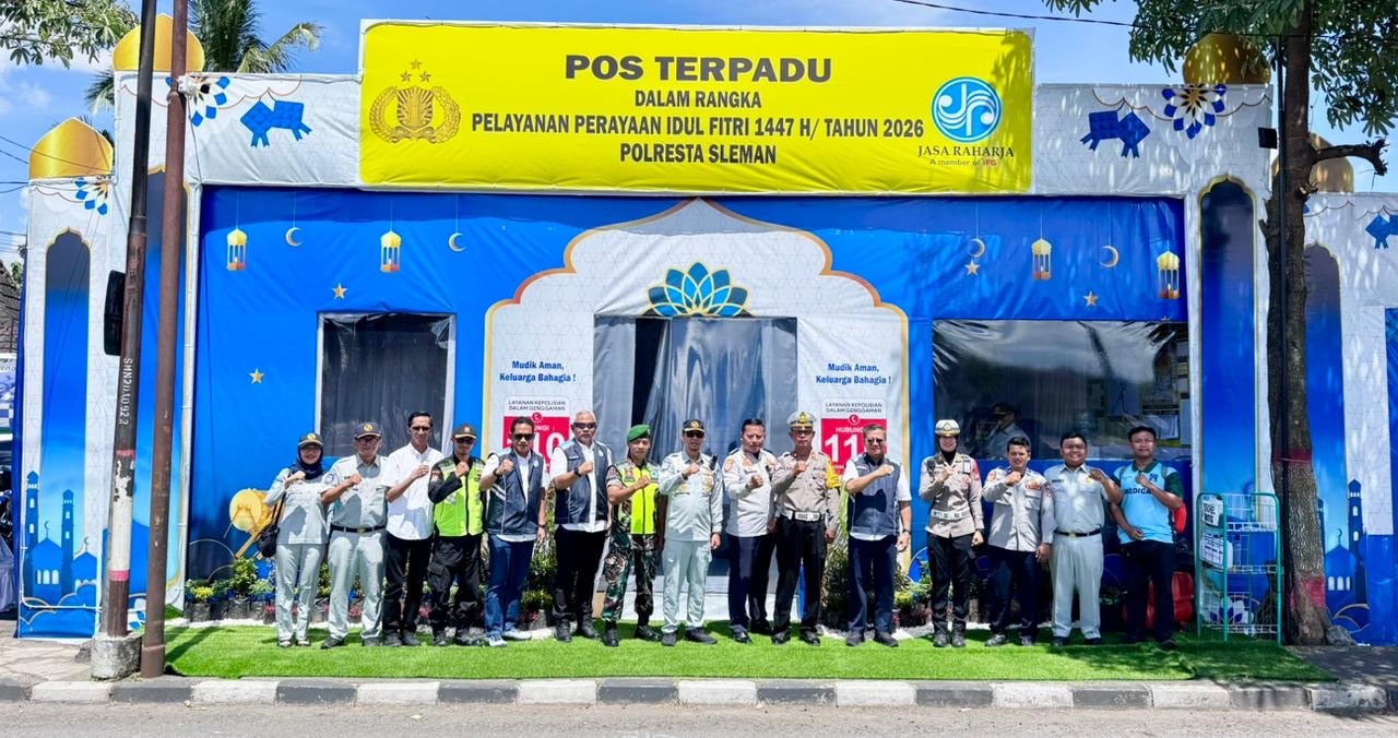 Dukung Keselamatan Perjalanan Pemudik, PT Jasa Raharja Hadirkan Dashboard Layanan di Posyanter Tempel Sleman