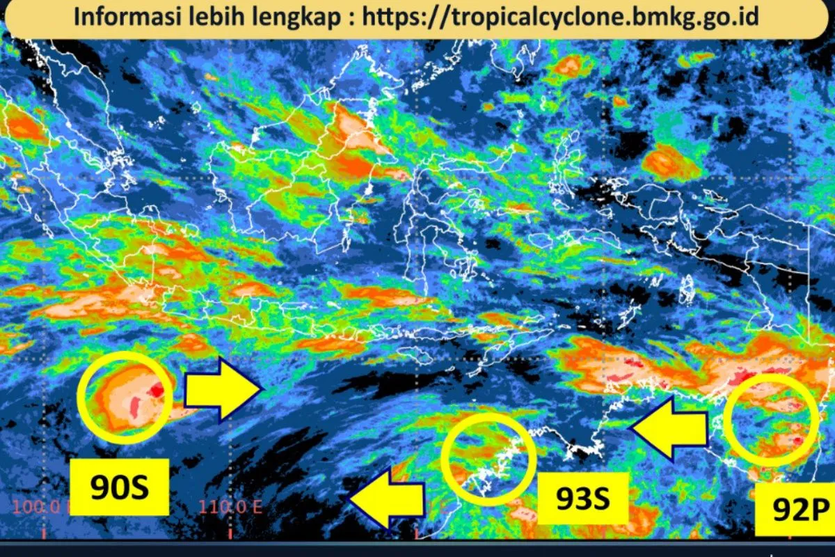Peringatan BMKG: Bibit Siklon Tropis 90S Picu Cuaca Ekstrem di Jawa Tengah