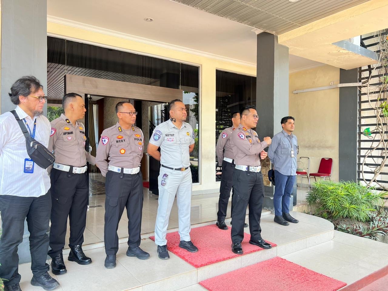 Sinergi Lintas Instansi, Jasa Raharja Kepri Ikuti Simulasi Rekayasa Lalu Lintas Angkutan Lebaran 2026 di Pelabuhan Telaga Punggur