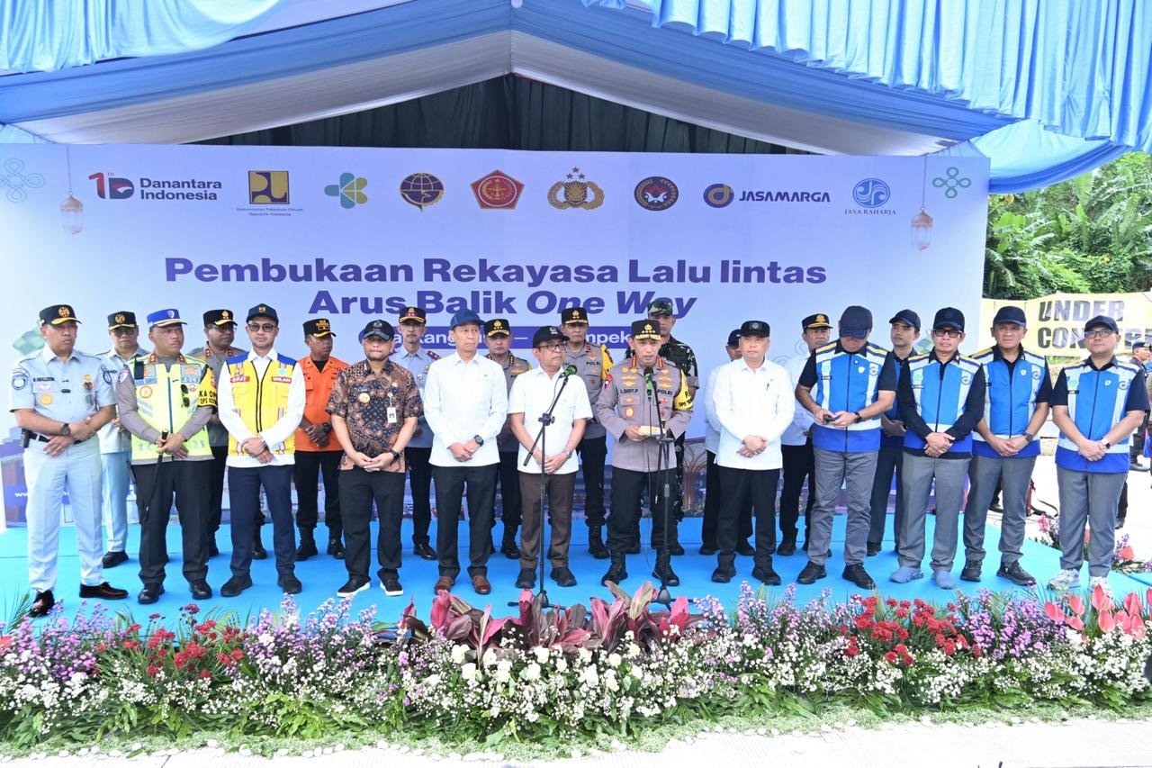 Pembukaan One Way Nasional Arus Balik Idulfitri 2026 Resmi Dimulai, Jasa Raharja Himbau Masyarakat prioritaskan Keselamatan Pada Arus Balik