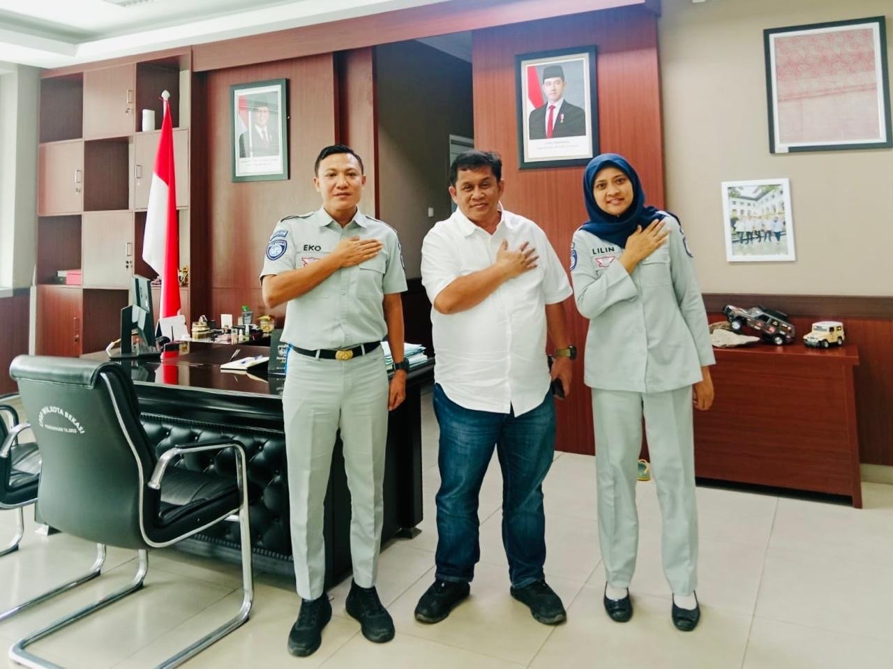 Tingkatkan Kepatuhan Pajak Kendaraan, Jasa Raharja Pererat Koordinasi dengan Samsat Kota Bekasi