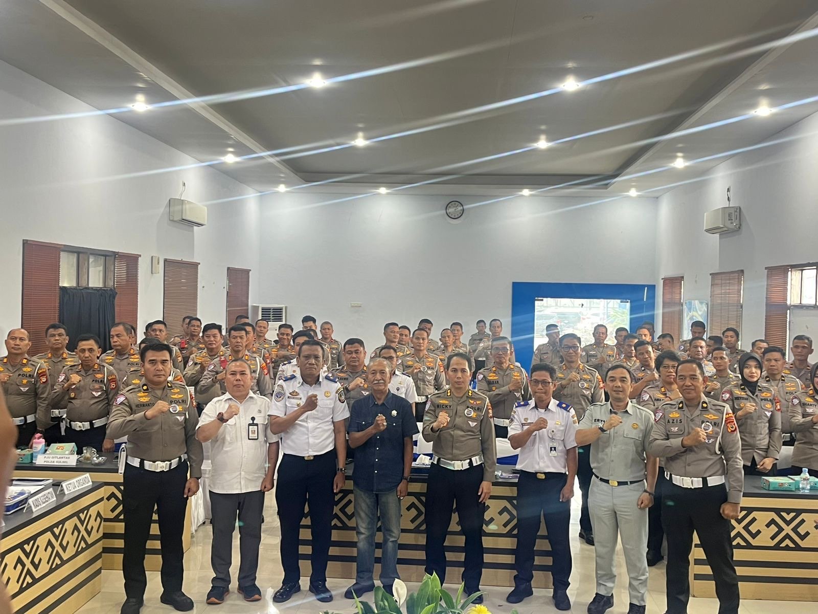 Wujudkan Keselamatan Transportasi, Jasa Raharja Hadiri Rakor Efektivitas Inspeksi Keselamatan LLAJ di Ditlantas Polda Sulsel