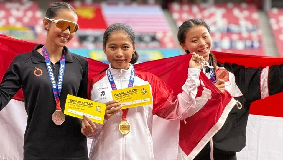 Bangga! Atletik Indonesia Borong 9 Medali di Kejuaraan Singapore Open 2026