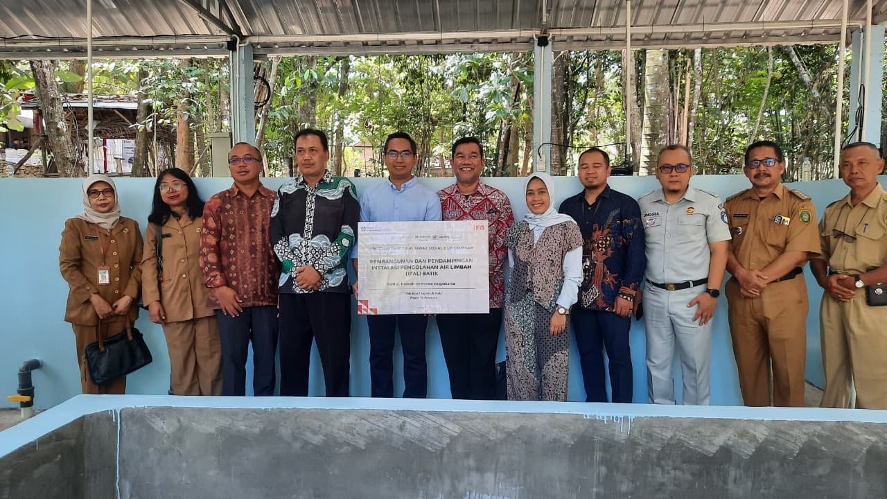 Dorong Produksi UMKM Ramah Lingkungan, Jasa Raharja dan IFG Group Resmikan IPAL Batik di Bantul
