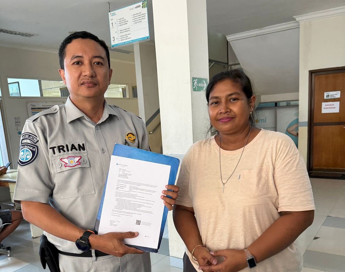 Jasa Raharja Cabang Malang Serahkan GL kepada Keluarga Korban Laka Lantas di RS Wava Husada