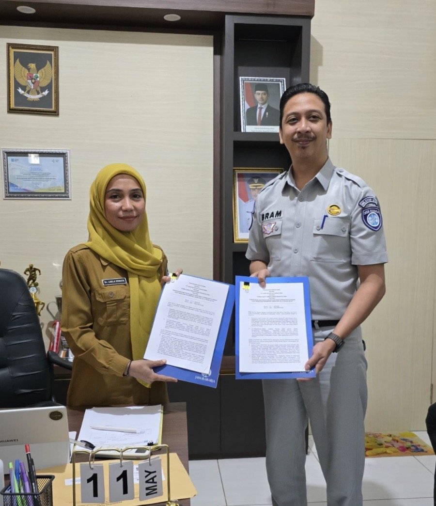 Komitmen Percepat Pelayanan Korban Laka, Jasa Raharja Cabang Bima dan RSUD Manggalewa Dompu Laksanakan Penandatangan PKS