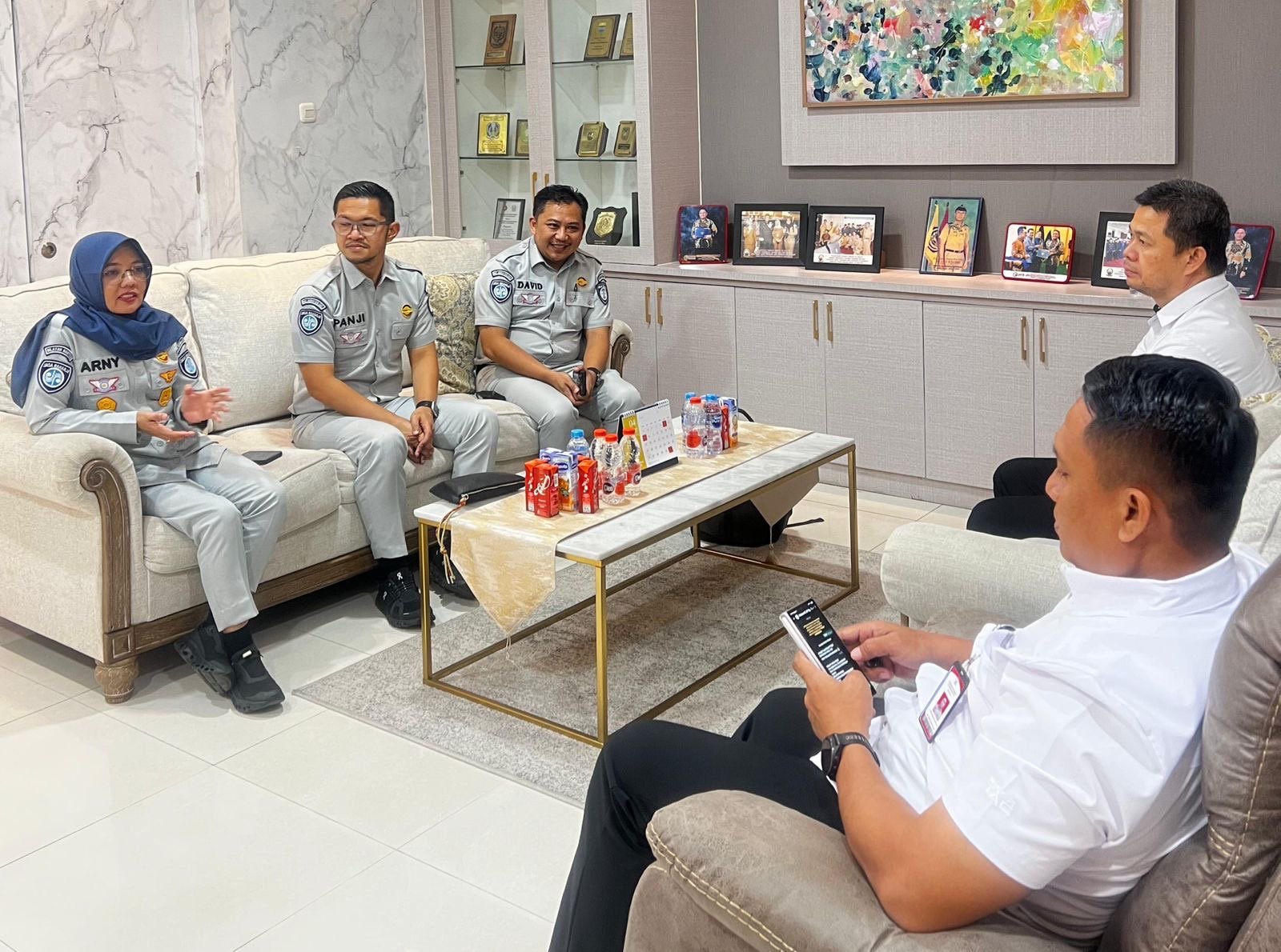 Perkuat Sinergi Lintas Instansi, Kakanwil Jasa Raharja Silaturahmi dan Koordinasi dengan Bapenda Sulsel