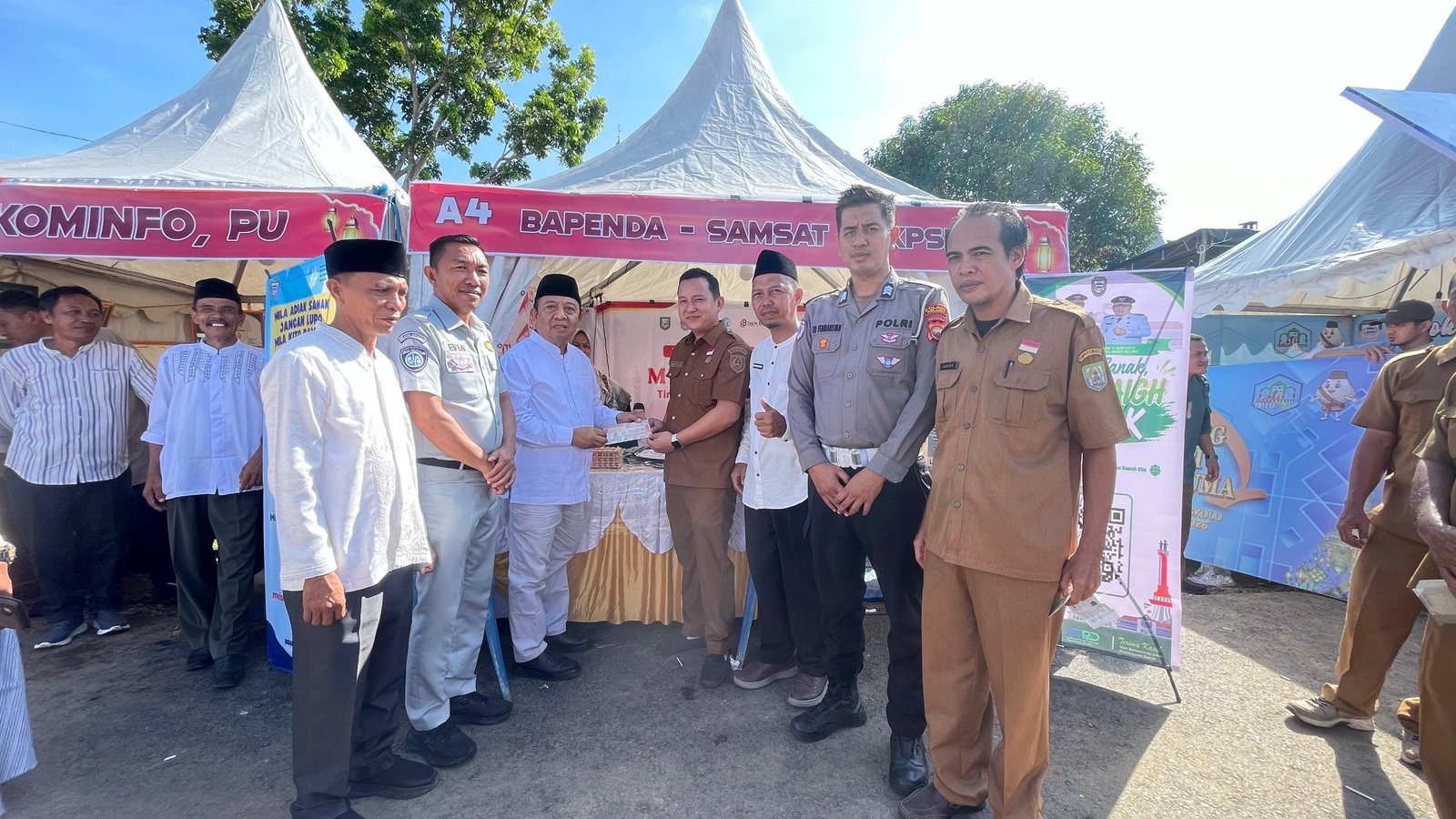 Samsat Hadir di MTQ Kabupaten Seluma, Permudah Masyarakat Bayar Pajak Kendaraan