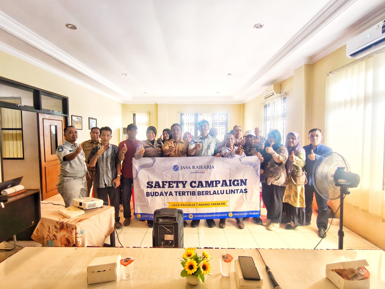 Safety Campaign di Kelurahan Karang Anyar Pantai: Tingkatkan Kesadaran Tertib Berlalu Lintas Bersama Ketua RT
