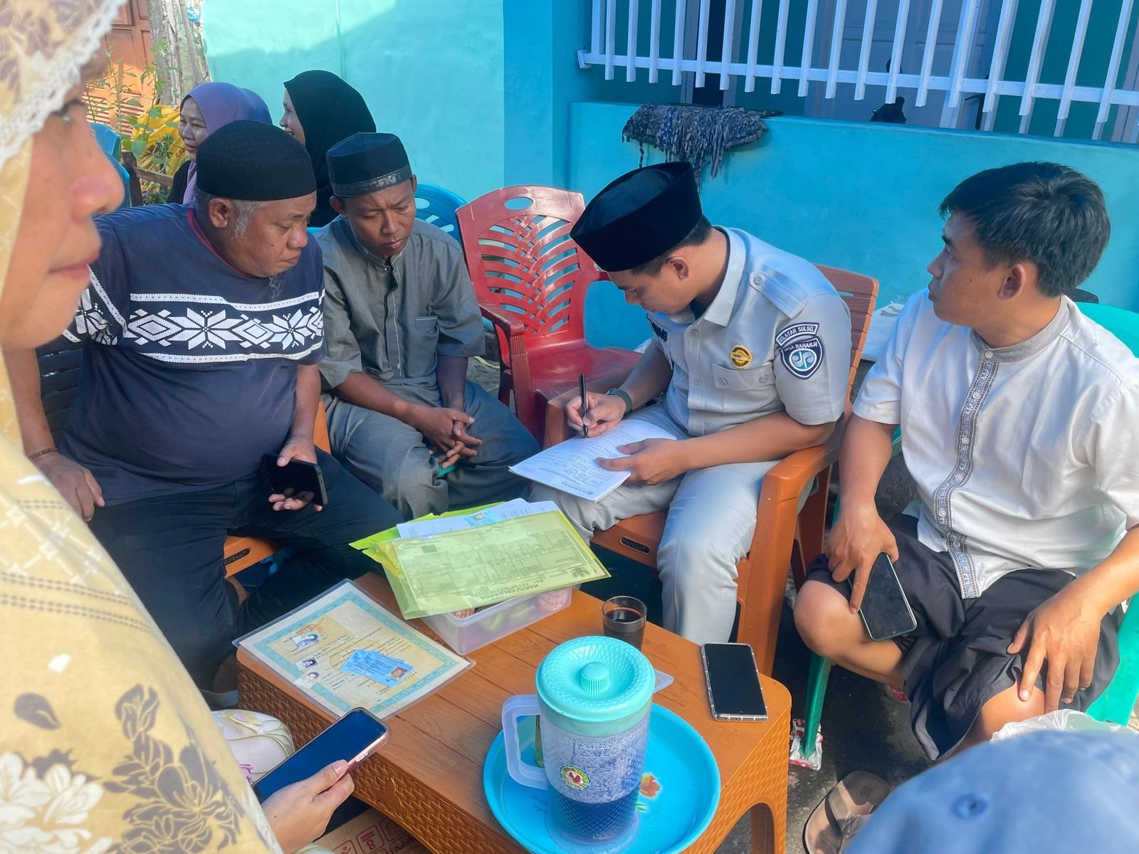 Wujud Negara Hadir, Jasa Raharja Sulsel Sambangi Keluarga Korban Laka Panakkukang Makassar