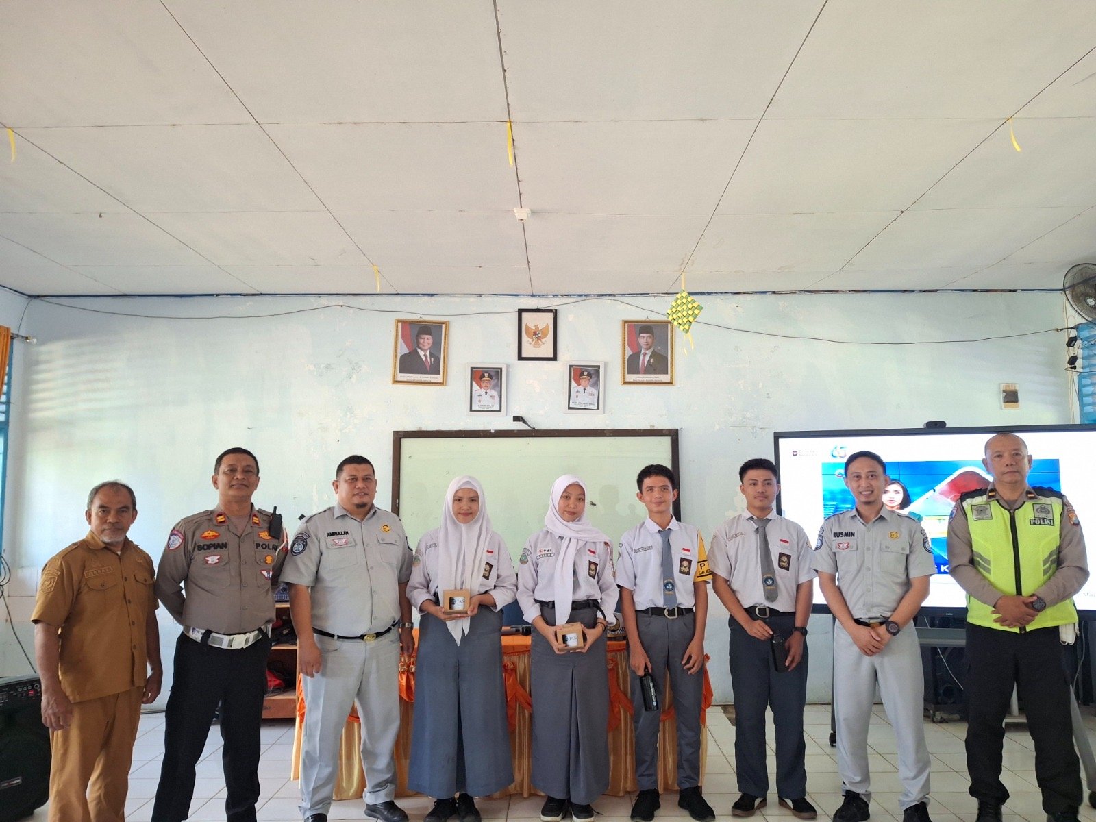 Jasa Raharja Cabang Mamuju Gelar Safety Campaign Edukasi Sigap di Jalan di SMA 3 Polewali Mandar