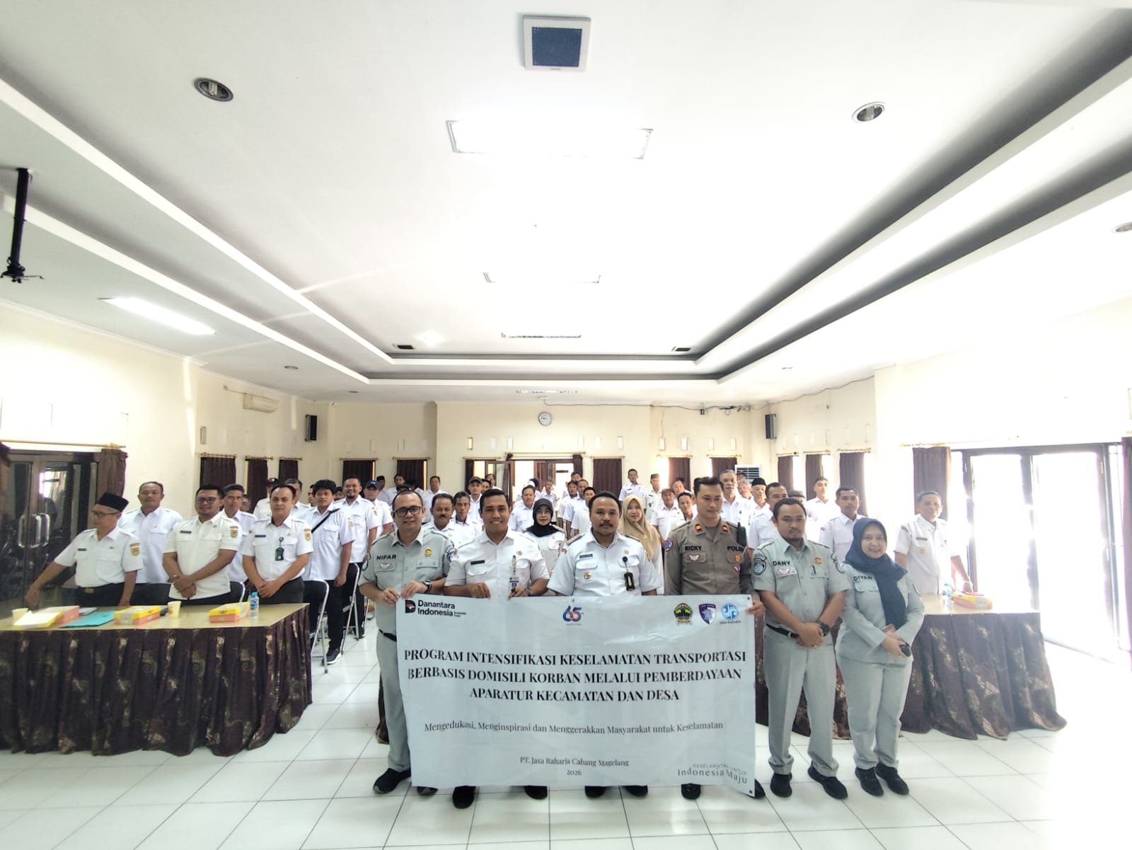 Jasa Raharja Cabang Magelang Laksanakan Program Intensifikasi Keselamatan Transportasi Berbasis Domisili Korban Di Kecamatan Salaman Kabupaten Magelang