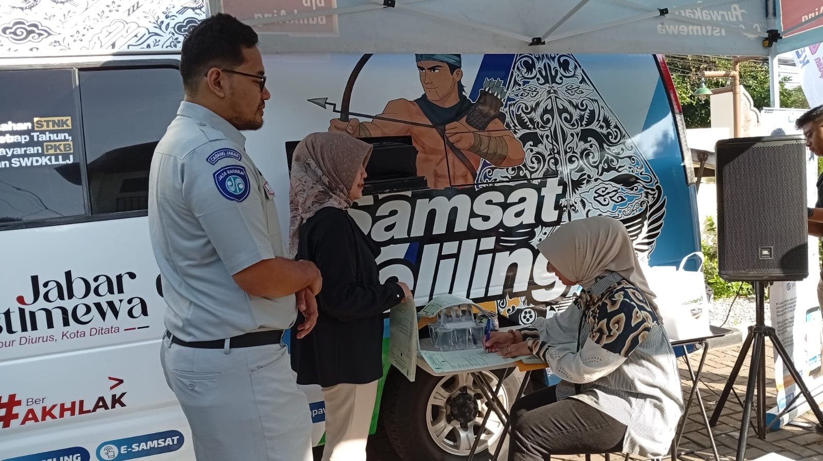 Jasa Raharja Purwakarta Hadir dalam Gempungan Kabupaten Purwakarta di Kecamatan Bungursari