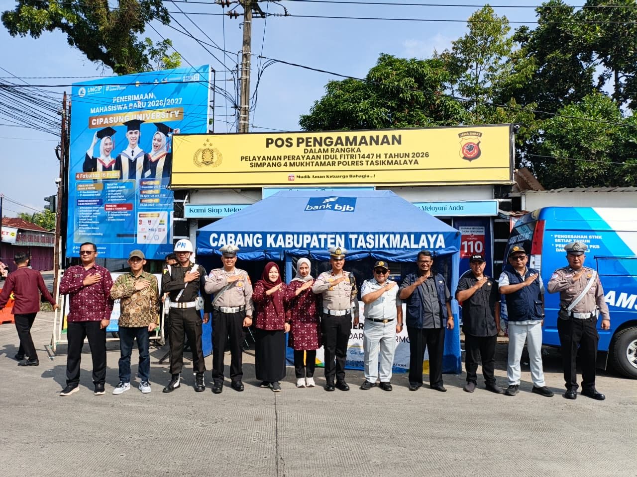 Tingkatkan Kepatuhan PKB dan SWDKLLJ, Jasa Raharja Bersama Tim Pembina Samsat Gelar Operasi Gabungan di Singaparna