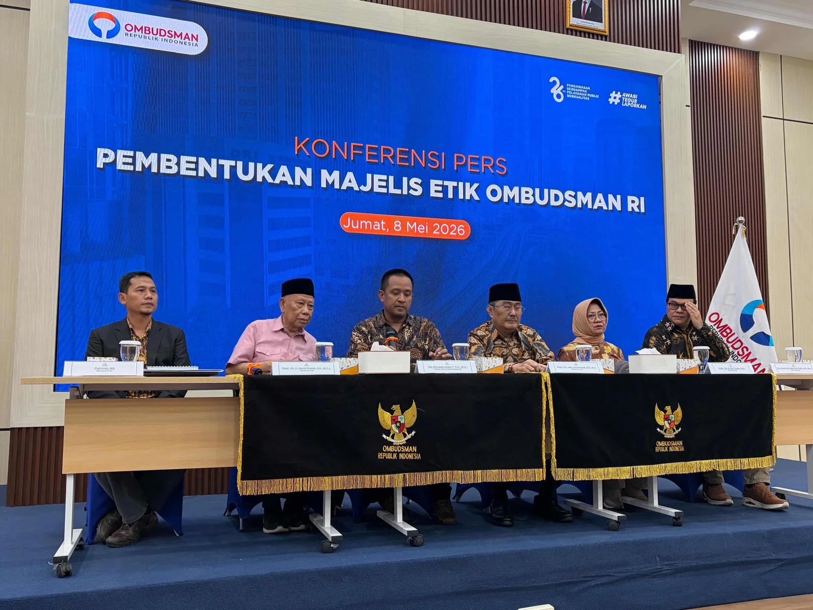 Tindak Tegas Pelanggaran, Ombudsman RI Resmi Bentuk Majelis Etik