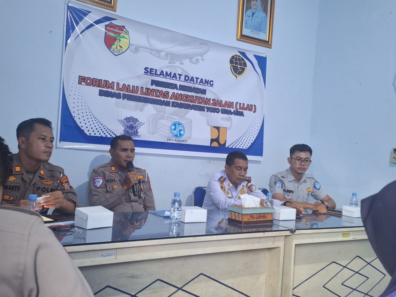 Jasa Raharja Sulteng Turut Hadir Dalam Rapat Forum Lalu Lintas Angkutan Jalan di Dishub Touna Jasa Raharja Sulteng Turut Hadir Dalam Rapat Forum Lalu Lintas Angkutan Jalan di Dishub Touna