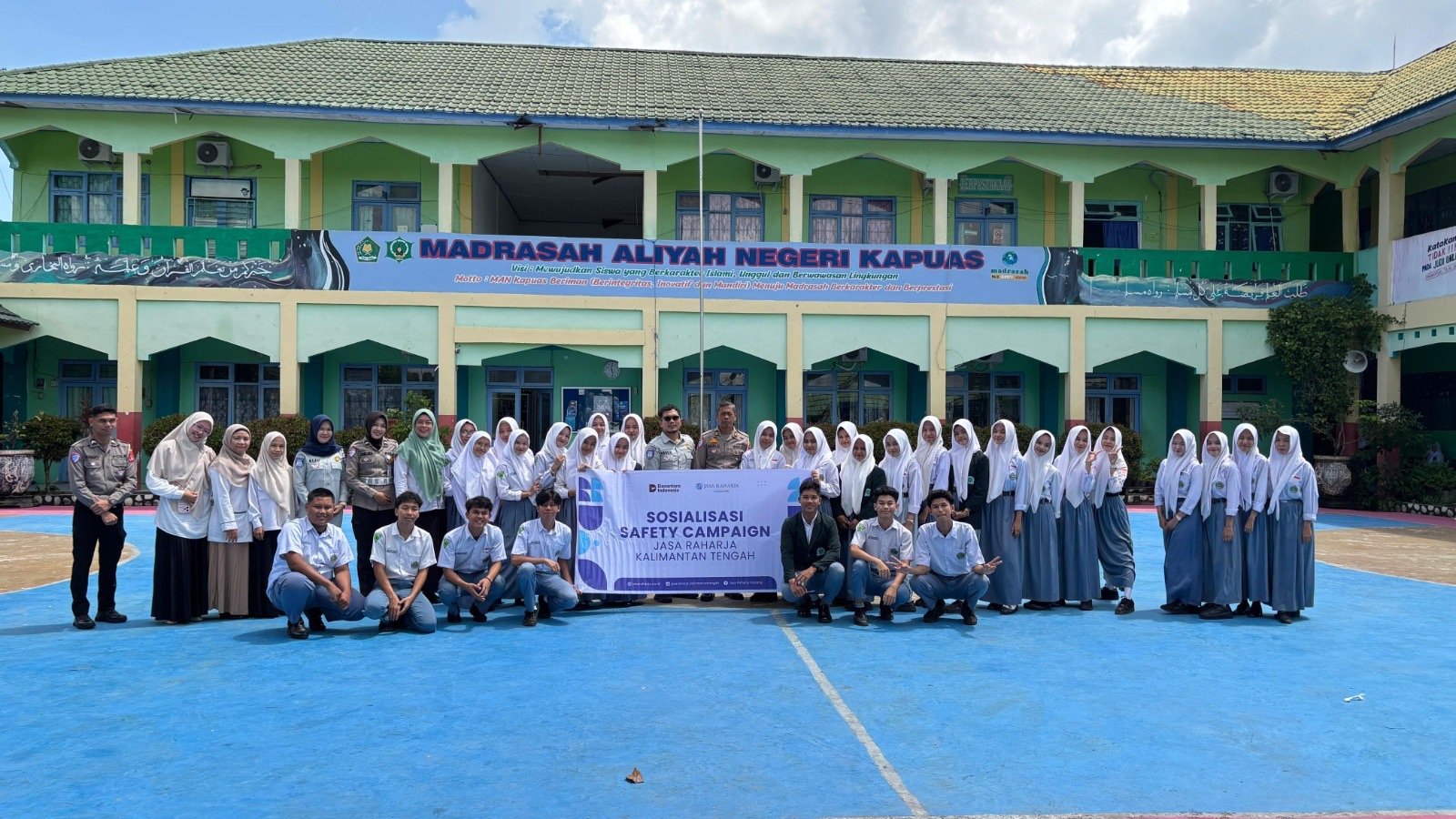 Sinergi Jasa Raharja Kalteng dan Satlantas Kapuas, Wujudkan Pelajar Sadar Keselamatan Berkendara