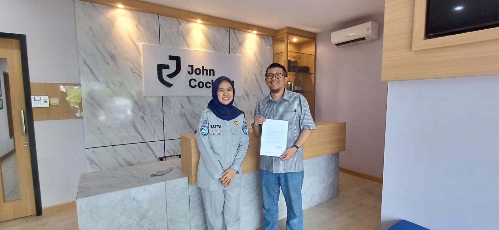 Jasa Raharja Permudah Masyarakat Bayar Pajak Kendaraan di PT John Cockerill Hamon