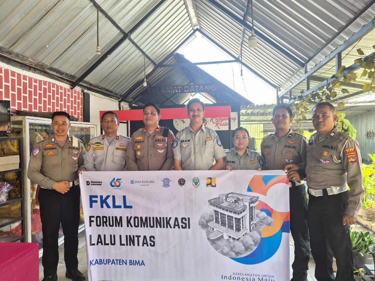 Jasa Raharja dan Stakeholder Sepakat Perkuat Keselamatan Lalu Lintas di Bima Melalui FKLL