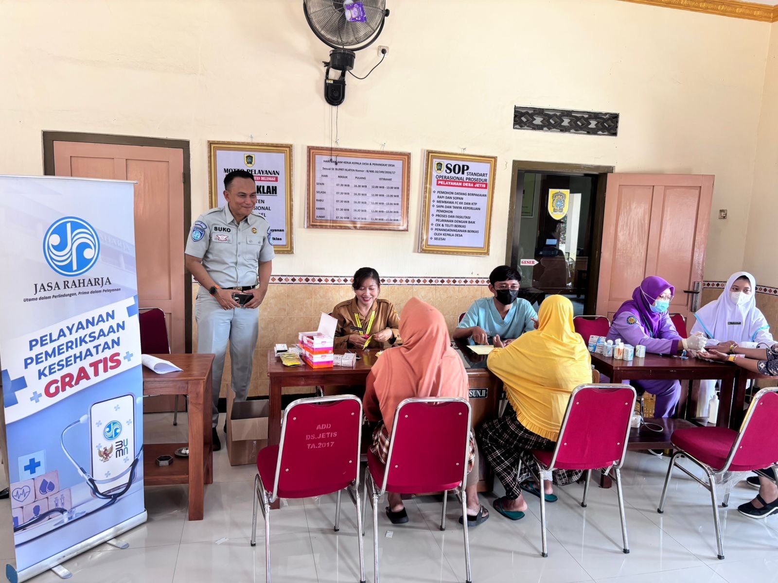 Dorong Kesadaran Berlalu Lintas, Jasa Raharja Klaten Melaksanakan Sosialisasi Perangkat Desa Peduli Keselamatan Lalu Lintas (PDPL) dan Layanan Mobil Unit Keselamatan Lalu Lintas (MUKL) di Desa Jetis, Kecamatan Delanggu Dorong Kesadaran Berlalu Lintas, Jasa Raharja Klaten Melaksanakan Sosialisasi Perangkat Desa Peduli Keselamatan Lalu Lintas (PDPL) dan Layanan Mobil Unit Keselamatan Lalu Lintas (MUKL) di Desa Jetis, Kecamatan Delanggu