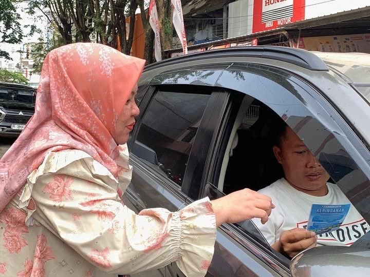 Jasa Raharja Cabang Metro Gencarkan Glorifikasi Program Gebyar Samsat di Kota Metro