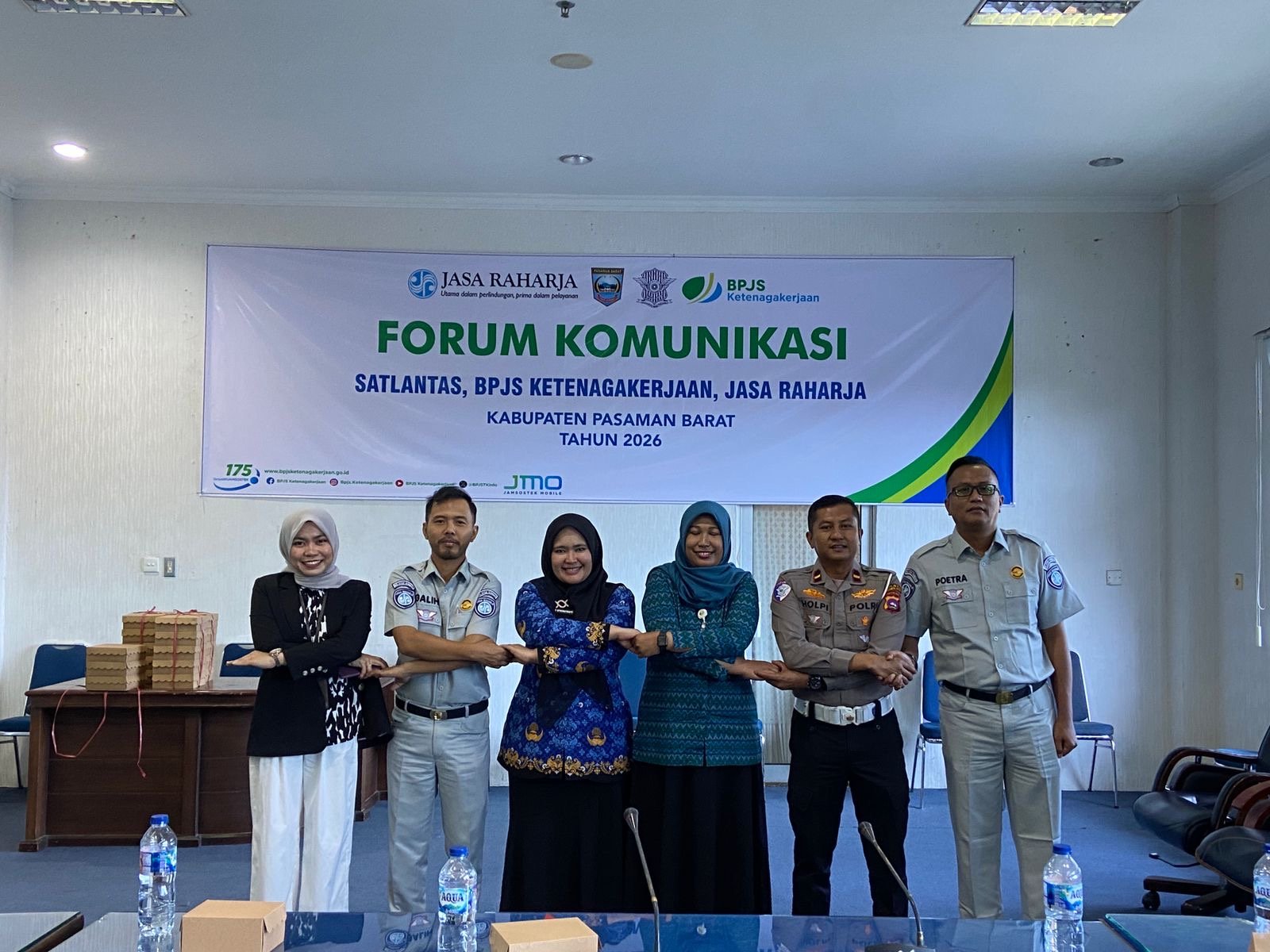 Jasa Raharja Sumatera Barat Perkuat Sinergi Penanganan Korban Kecelakaan melalui Forum Komunikasi di Pasaman Barat
