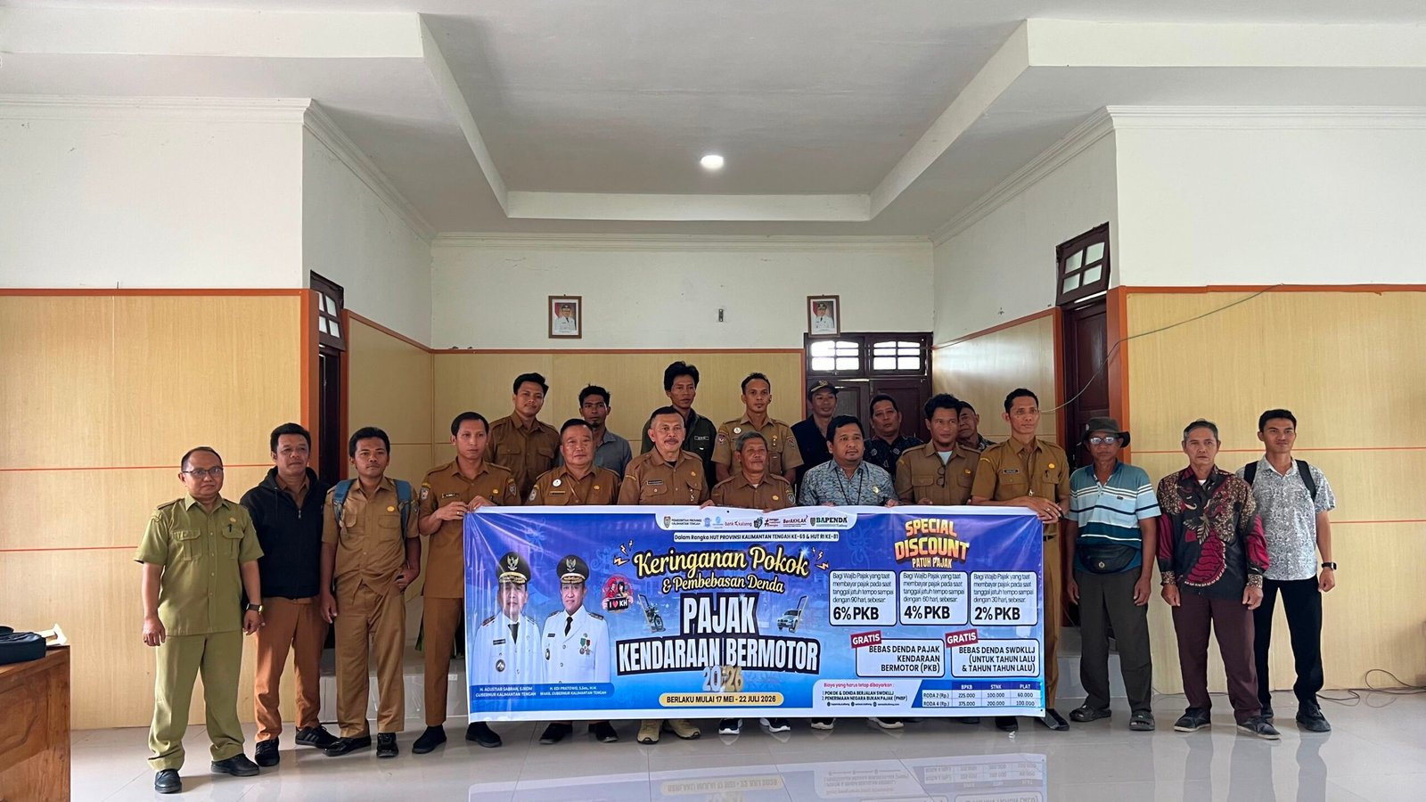 Jasa Raharja Kalteng dan UPT PPD Kuala Pembuang Sosialisasikan Program Keringanan PKB Tahun 2026