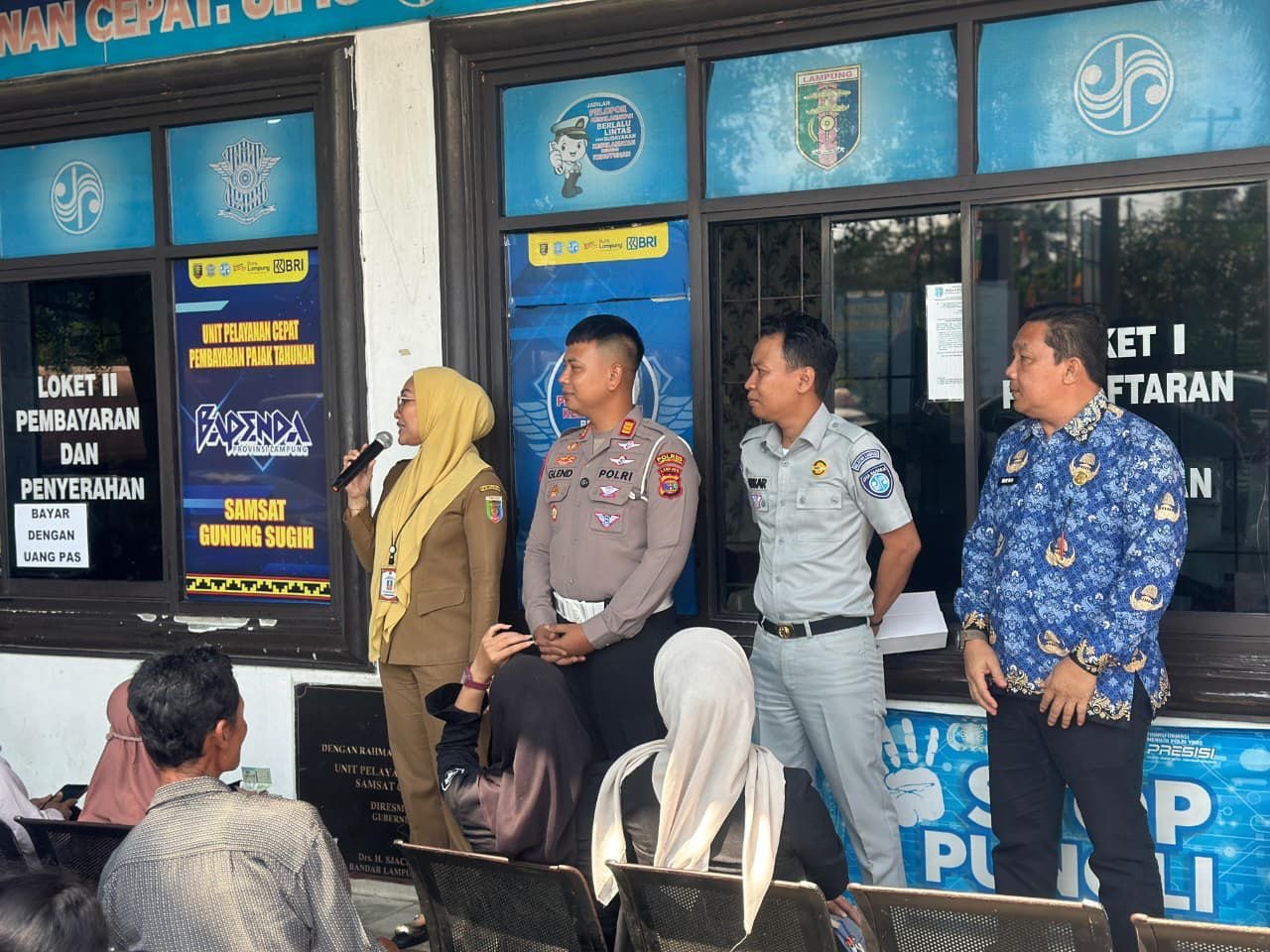 PJ Samsat Gunung Sugih Berikan Apresiasi kepada Wajib Pajak pada Program Keringanan Pajak 2026