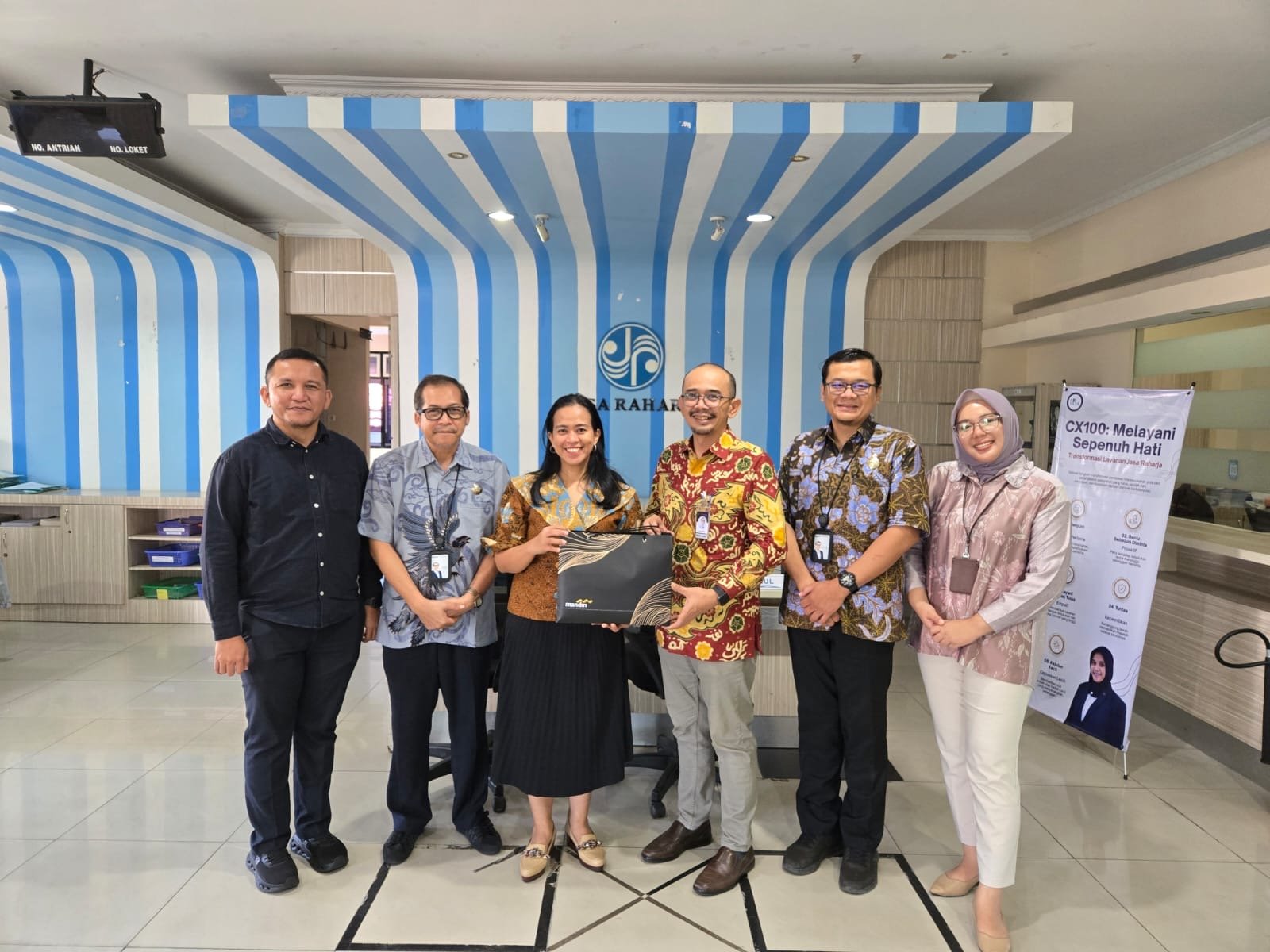 Jasa Raharja Bengkulu Terima Kunjungan Bank Mandiri KCP Ahmad Yani, Perkuat Sinergi dan Kolaborasi Layanan