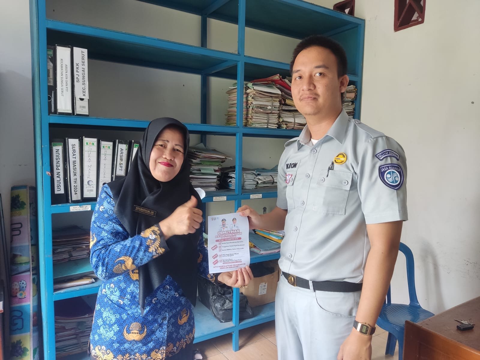 Tingkatkan Kesadaran Pajak Kendaraan, Jasa Raharja Gencarkan Sosialisasi di Kecamatan Sungai Serut Tingkatkan Kesadaran Pajak Kendaraan, Jasa Raharja Gencarkan Sosialisasi di Kecamatan Sungai Serut