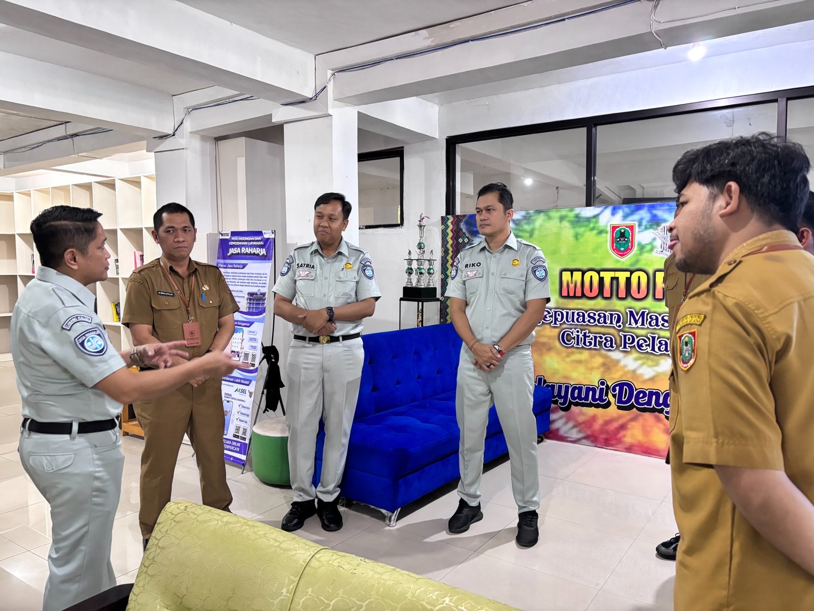 Jasa Raharja Kalsel Dukung Pengembangan Layanan Samsat Banjarmasin I Jasa Raharja Kalsel Dukung Pengembangan Layanan Samsat Banjarmasin I