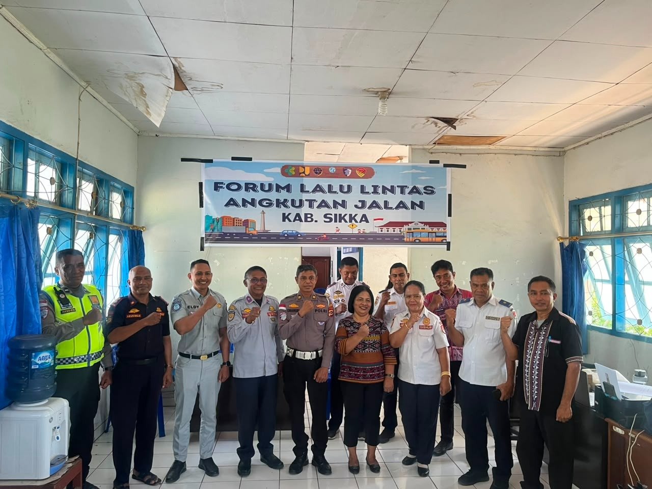 Dinas Perhubungan bersama Kepolisian dan Jasa Raharja Kabupaten Sikka Gelar Rapat Bahas Persiapan Pembentukan Forum Lalu Lintas Angkutan Jalan Tahun 2026