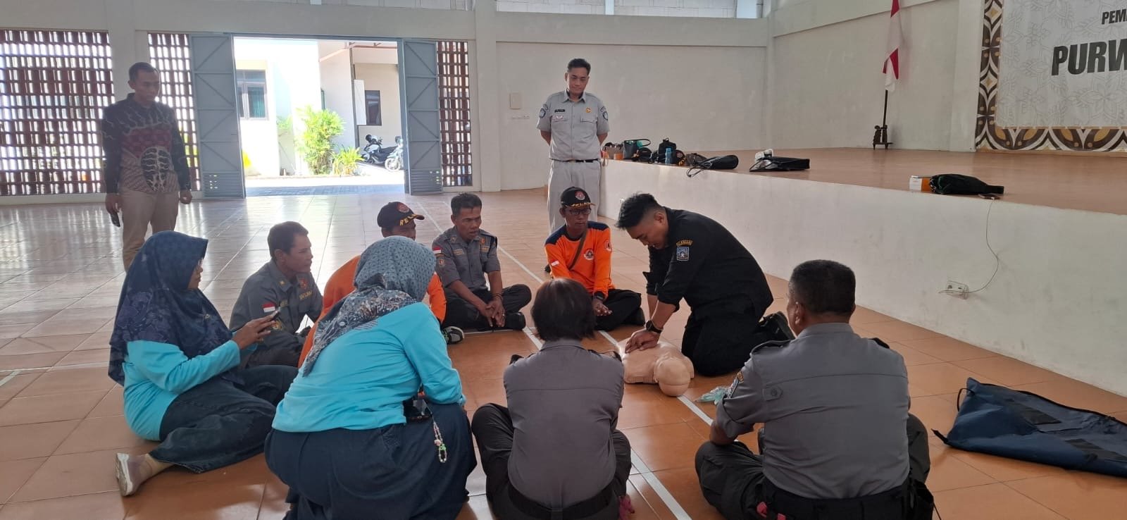 Jasa Raharja DIY Gelar Pelatihan PPGD dan Sosialisasi Fitur Lapor Laka JR Ku bagi Relawan Purwomartani