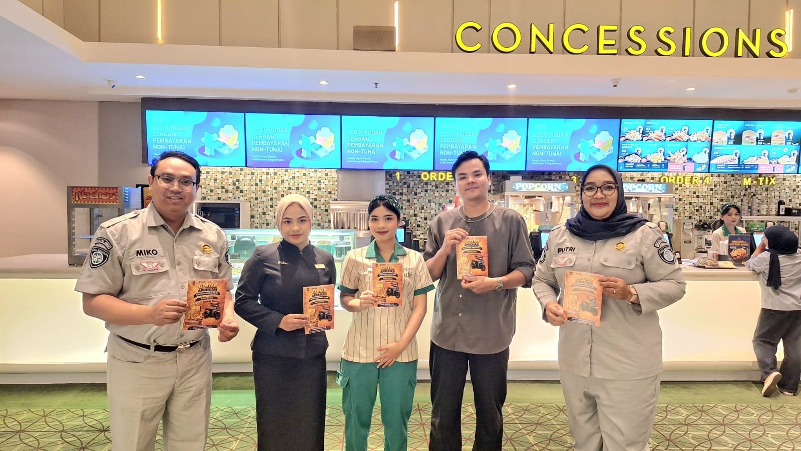 Wujud Negara hadir, Jasa Raharja Cabang Cirebon Sosialisasikan Gebyar Apresiasi Wajib Pajak Di Cinema XXI CSB Kota Cirebon