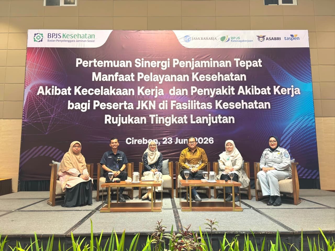 Perkuat Kolaborasi, Jasa Raharja Cabang Cirebon Sosialisasikan Teknis Penjaminan Korban Kecelakaan Lalu Lintas Bersama BPJS Kesehatan Cabang Cirebon