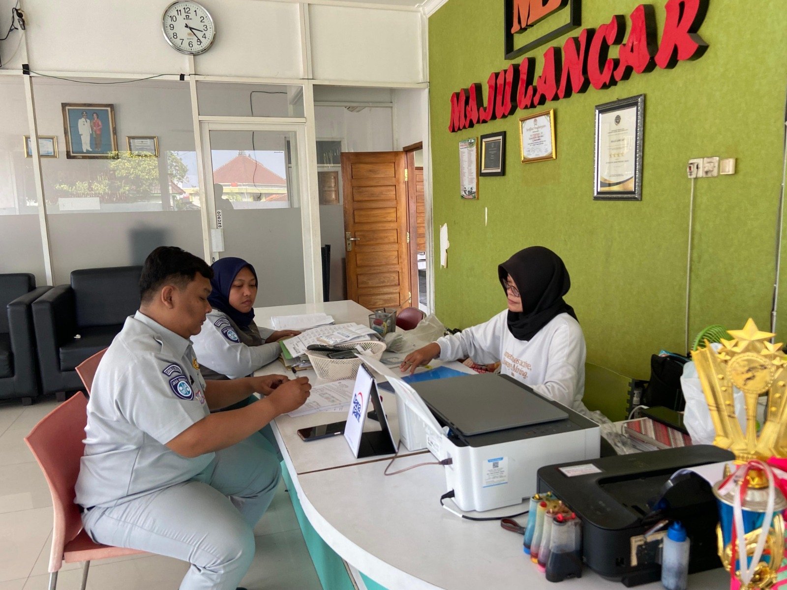 Optimalisasi Data Kendaraan, Jasa Raharja Sambangi PT Maju Lancar Prima di Gunungkidul