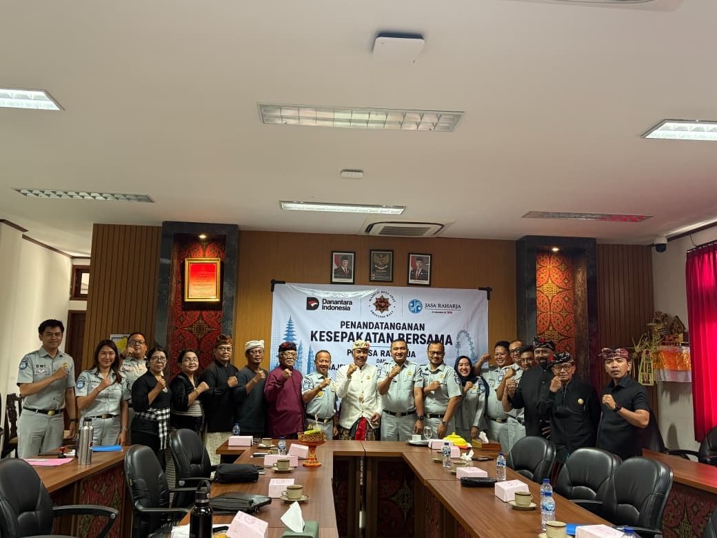 Jalin Kesepakatan Bersama Jasa Raharja dan Majelis Desa Adat Bali Perkuat Peran Desa Adat untuk Keselamatan Lalu Lintas
